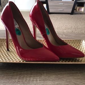 Steve Madden red high heels